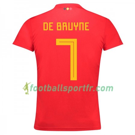 Tenue Belgique De Bruyne 7 Domicile Coupe du monde 2018 Maillot de Foot